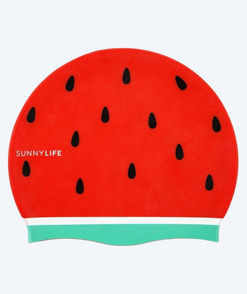 Sunnylife badehette til barn - Watermelon - Rød/grønn
