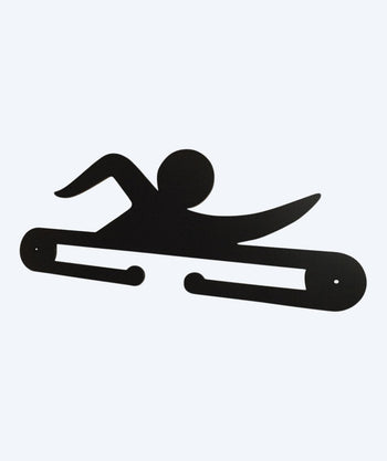 Watery medaljeholder til svømming (Crawl) - Svart