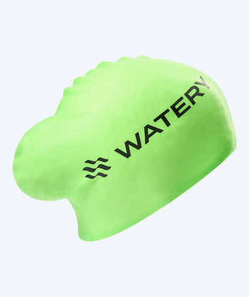 Watery badehette til langt hår - Signature - Grønn
