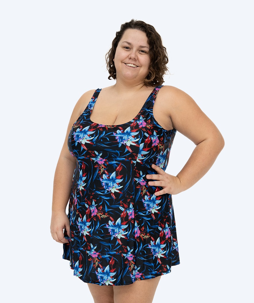 Watery badedrakt med skjørt til damer - Laguna - Arvin Blue