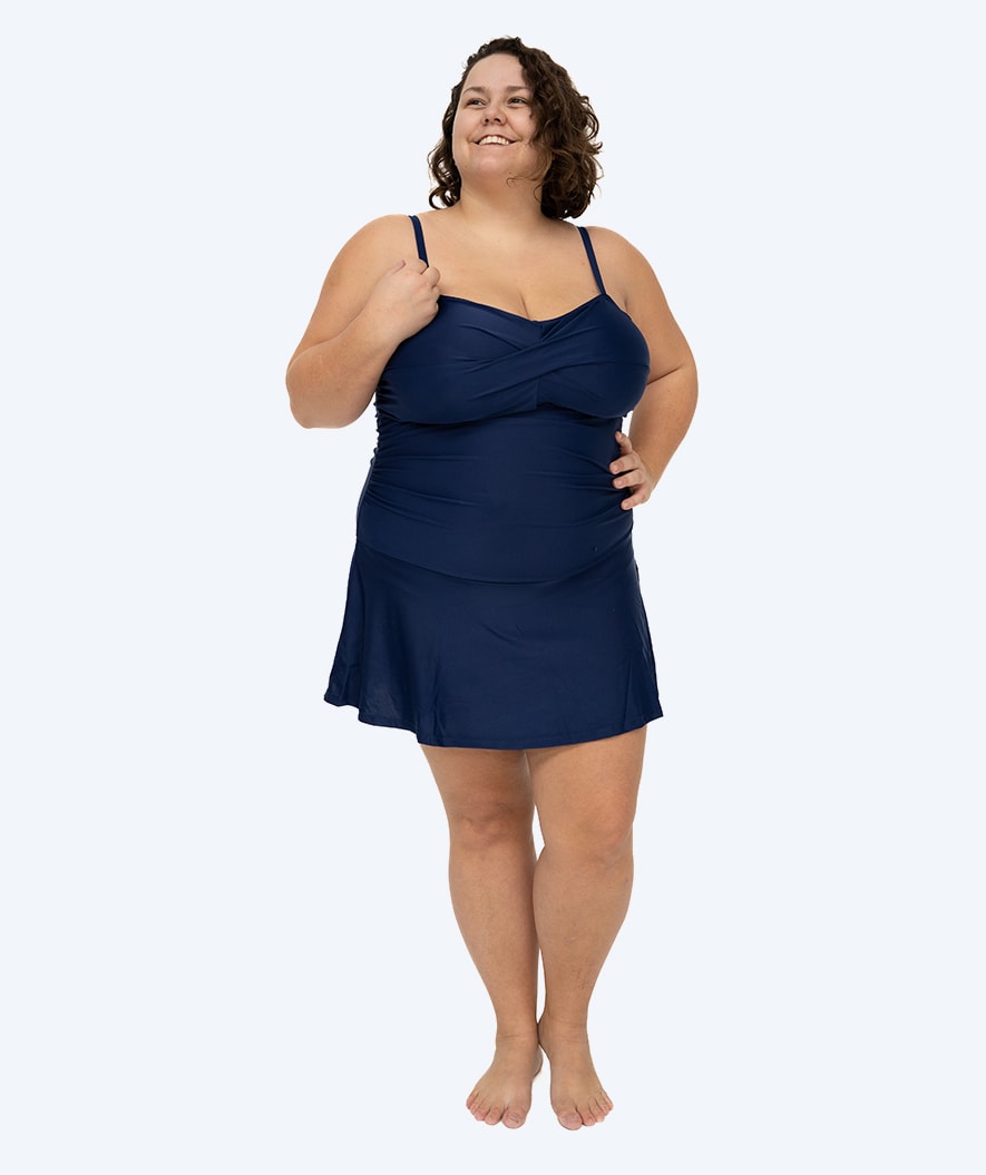 Watery badedrakt med skjørt til damer - Lana - Mørkeblå