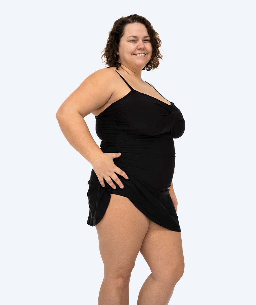 Watery badedrakt med skjørt til damer - Lana - Svart