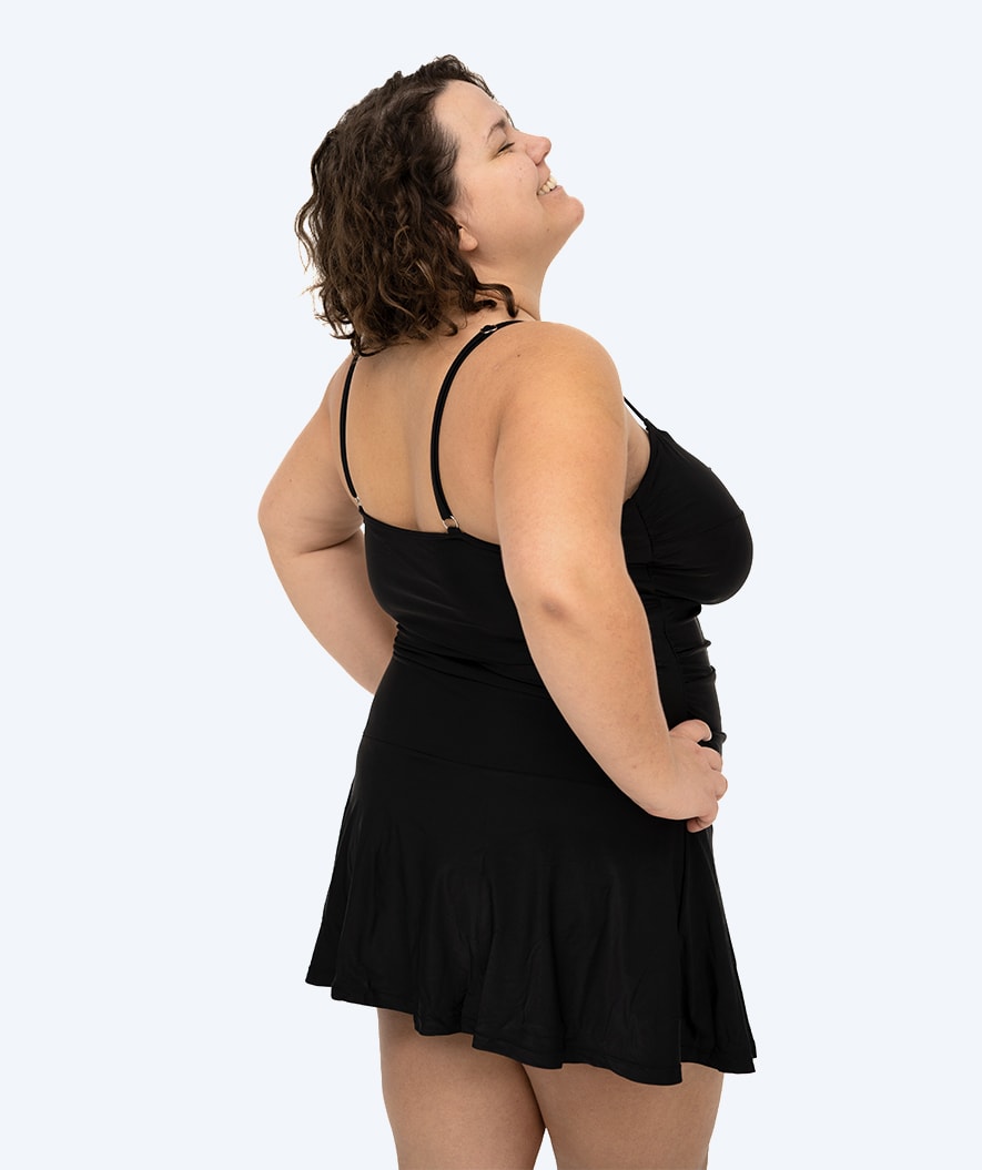 Watery badedrakt med skjørt til damer - Lana - Svart