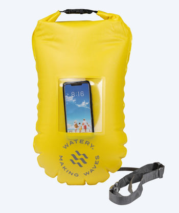 Watery svømmebag til svømming - Window PVC 28L - Gul