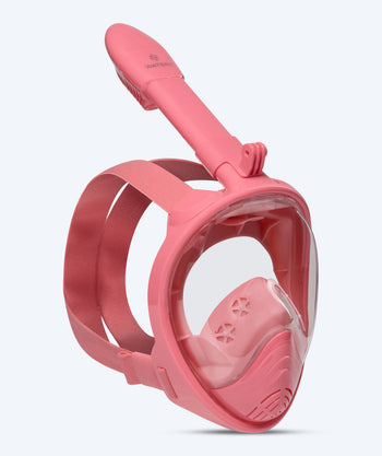 Watery full face dykkemaske til barn - Oxygen - Atlantic Rosa