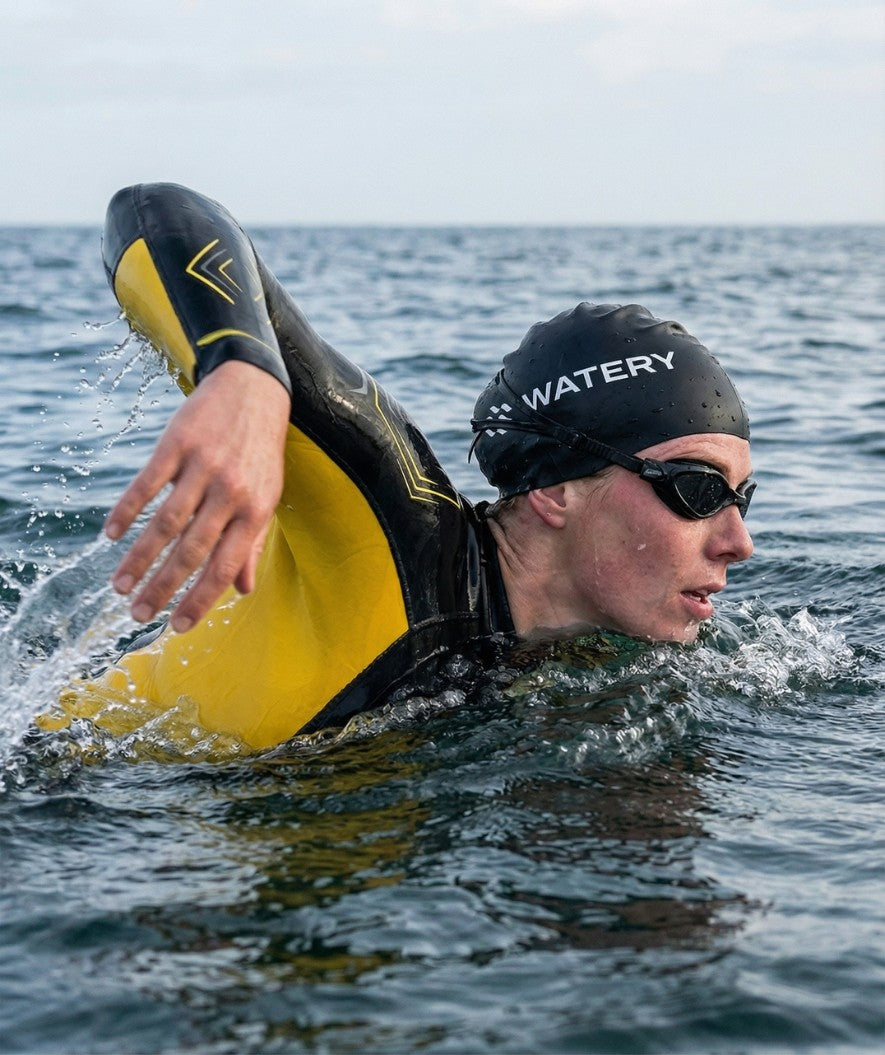 Watery våtdrakt til damer - Reptile Breast - Gul