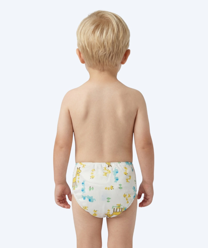 Watery badeble - Ondine - Hvit med trykk