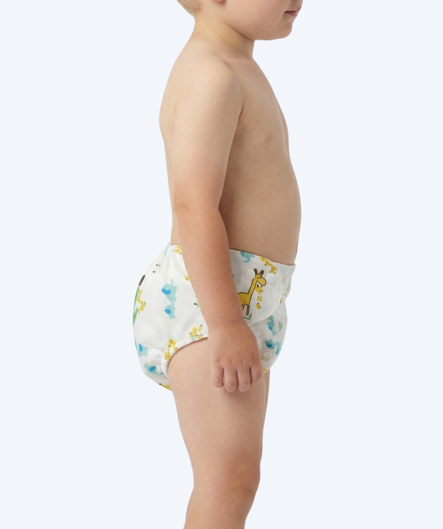 Watery badeble - Ondine - Hvit med trykk