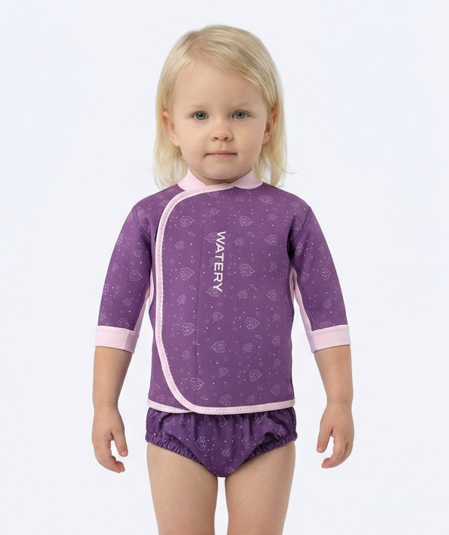 Watery neopren trøye - Baia Top - Atlantic Purple