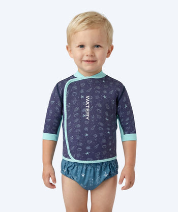 Watery neopren trøye - Baia Top - Atlantic Turquoise