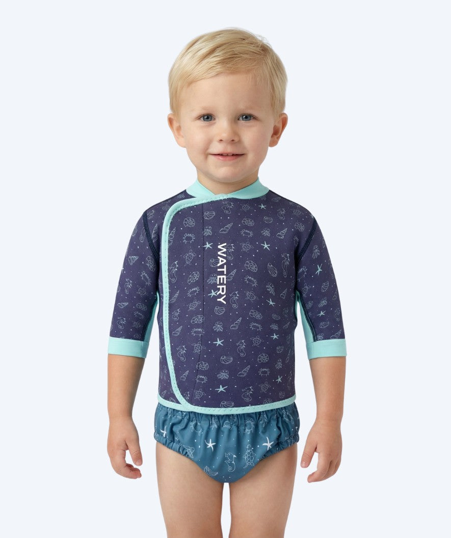 Watery neopren trøye - Baia Top - Atlantic Turquoise