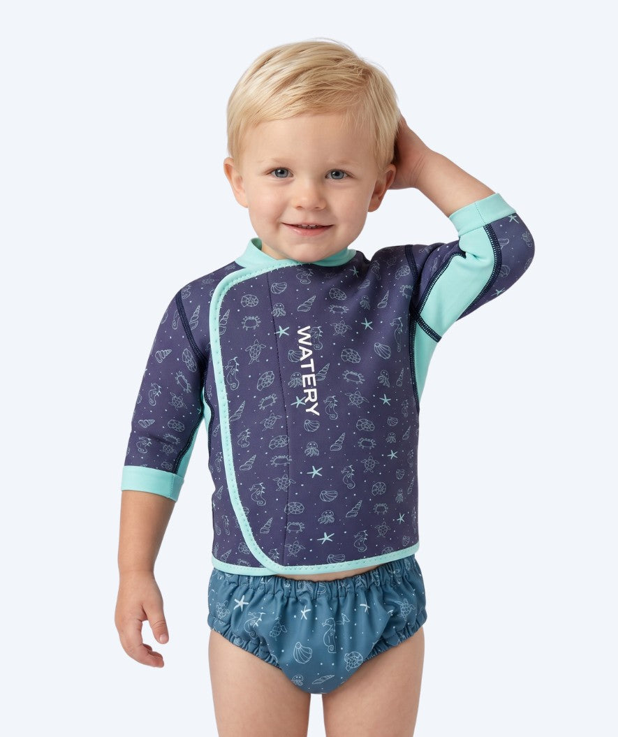 Watery neopren trøye - Baia Top - Atlantic Turquoise