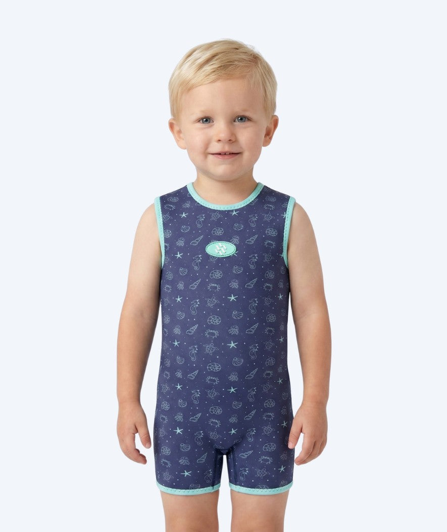 Watery våtdrakt til barn - Baia Wrap - Atlantic Turquoise