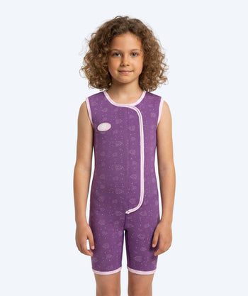 Watery våtdrakt til barn - Baia Shorty - Atlantic Purple