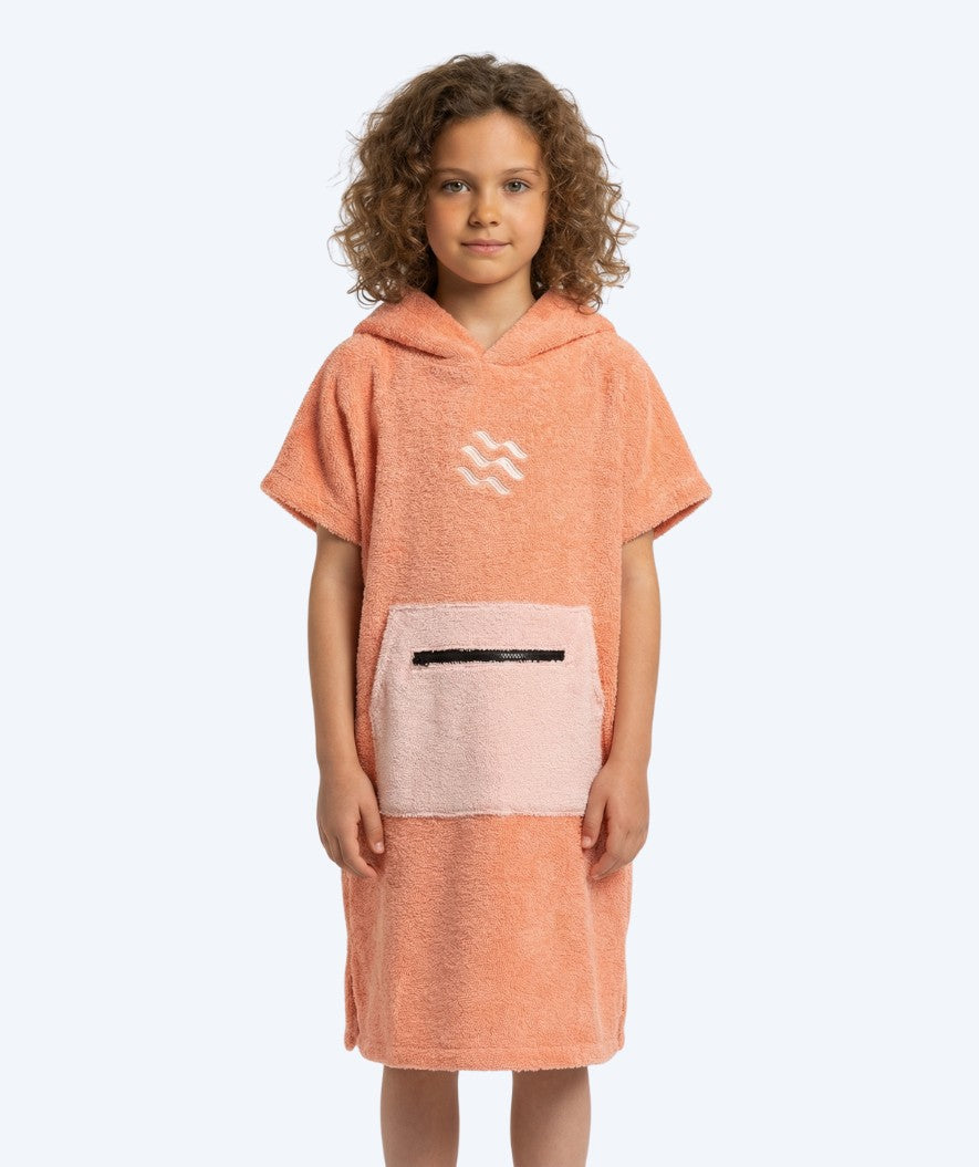 Watery badeponcho til barn (1-6) - Bomull - Atlantic Rosa