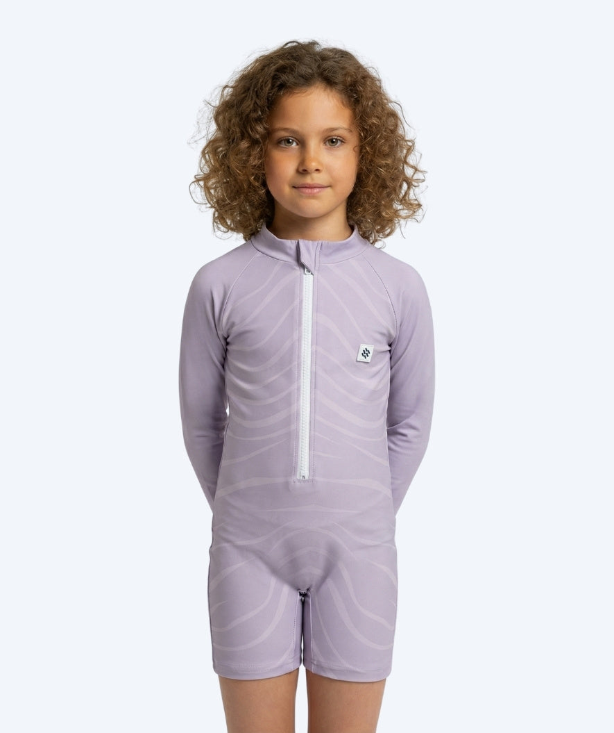 Watery UV-drakt til barn - Fjord Langermet Rashguard - Lilla