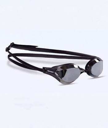 Watery Elite svømmebriller - Rattle Pro Mirror - Svart/sølv