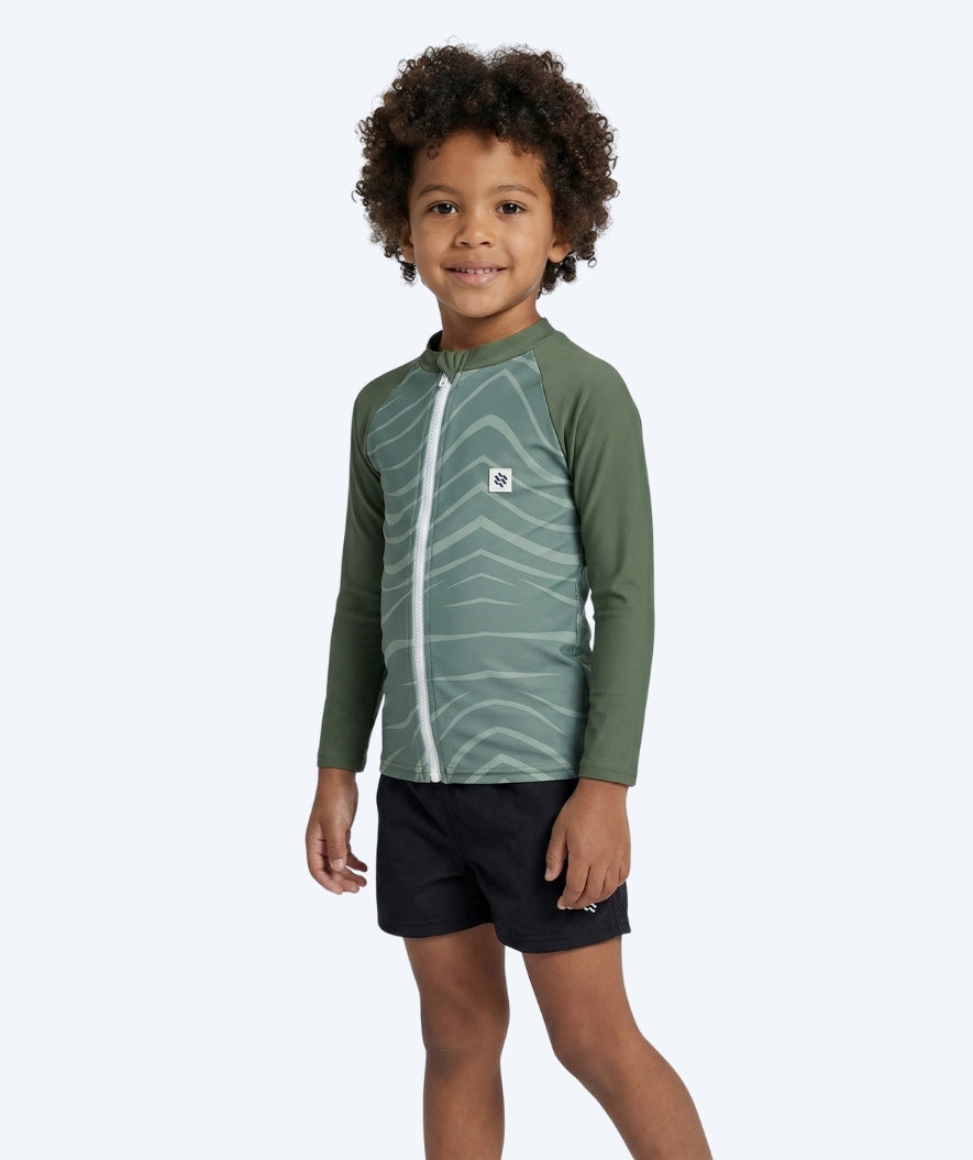 Watery UV-trøye til barn - Fjord Langermet Rashguard - Grønn