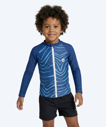 Watery UV-trøye til barn - Fjord Langermet Rashguard - Mørkeblå