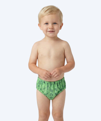 Watery bleiebadebukser til barn - Foss Lining Nappy - Atlantic Green