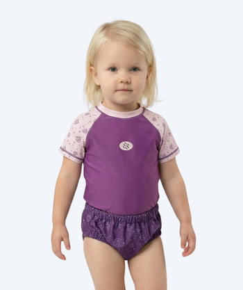 Watery bleiebadebukser til barn - Foss Lining Nappy - Atlantic Purple