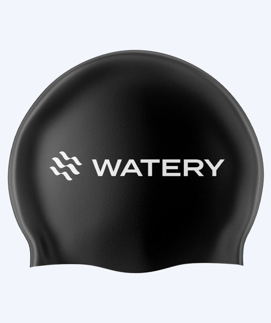 Watery badehette (fra 10 år) - Signature Latex - Svart