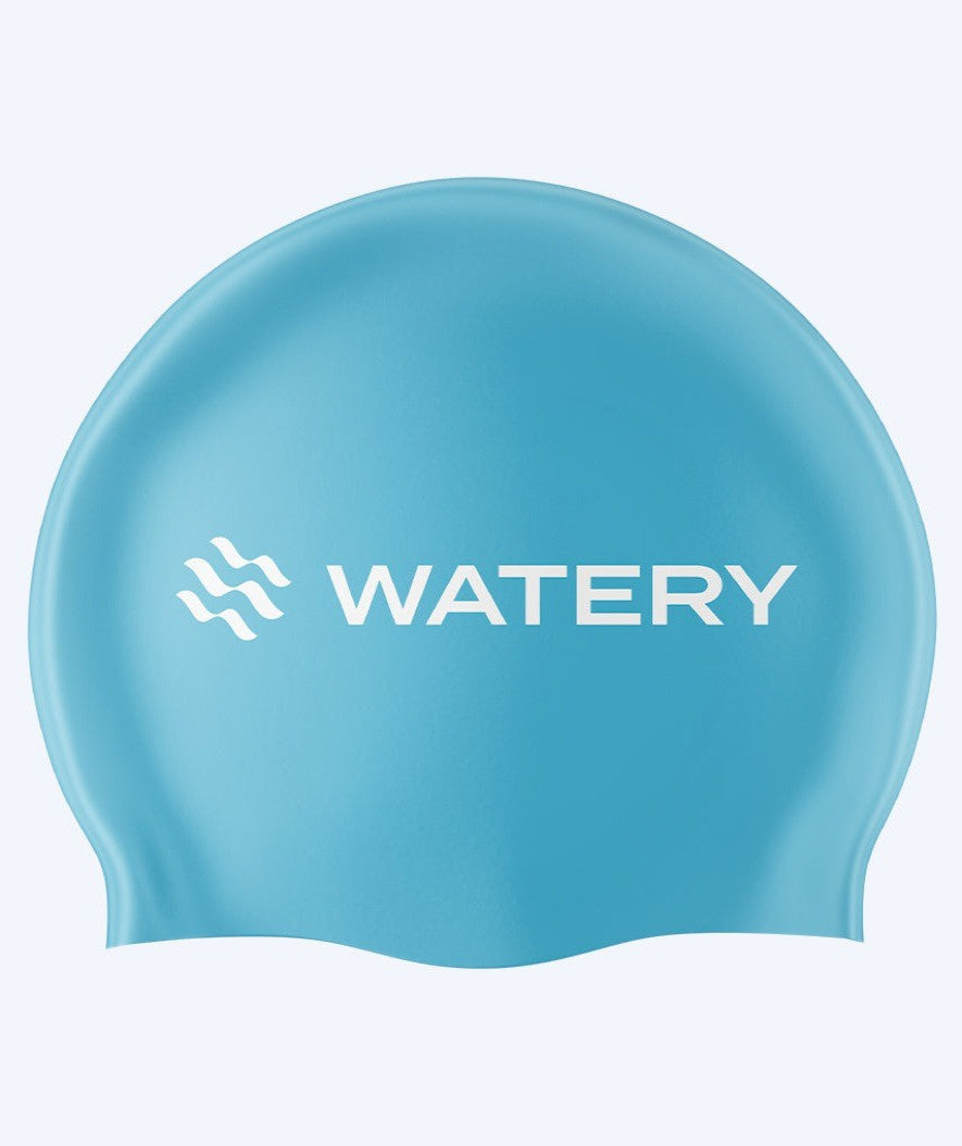 Watery badehette (fra 10 år) - Signature Latex - Lyseblå