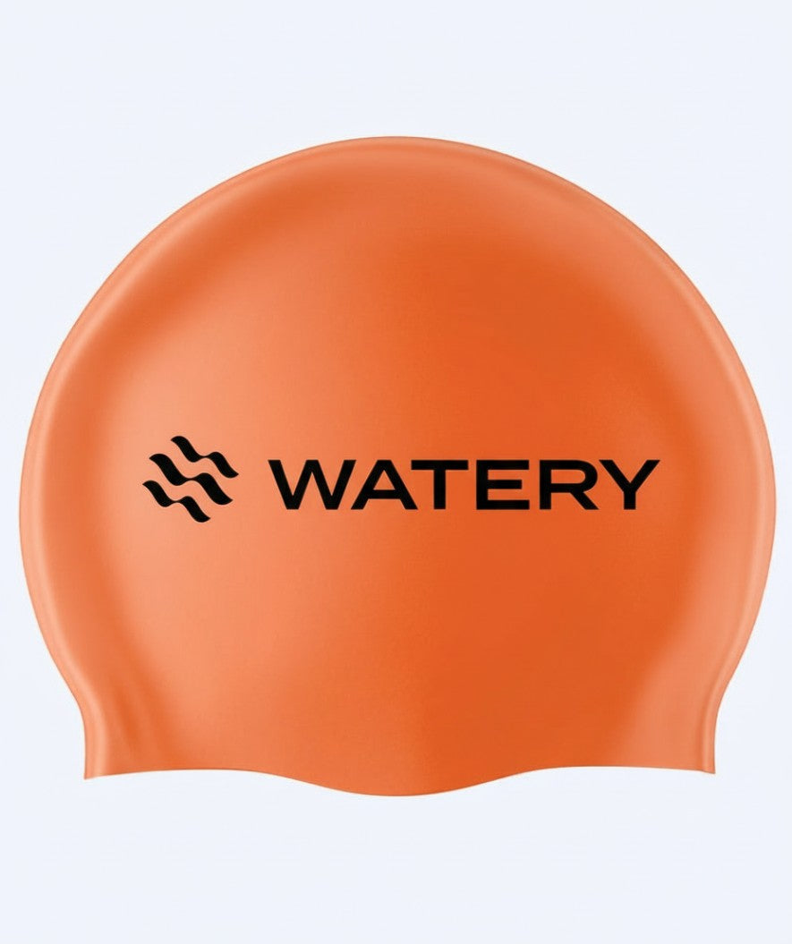 Watery badehette (fra 10 år) - Signature Latex - Oransje