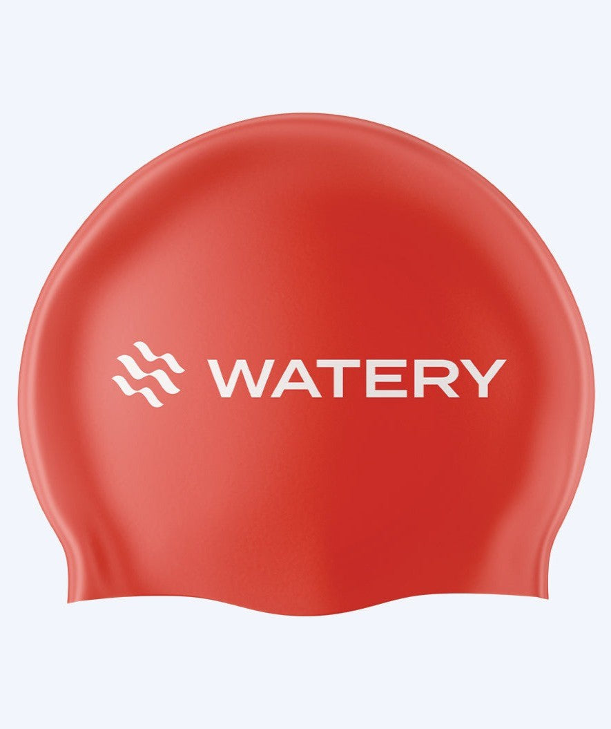 Watery badehette (fra 10 år) - Signature Latex - Rød