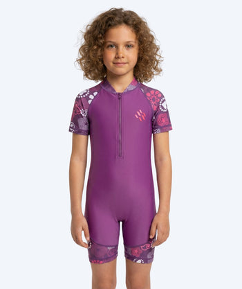 Watery UV-drakt til barn - Athena Kortermet Rashguard - Lilla