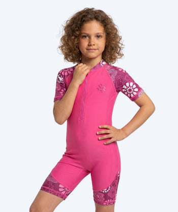 Watery UV-drakt til barn - Athena Kortermet Rashguard - Rosa