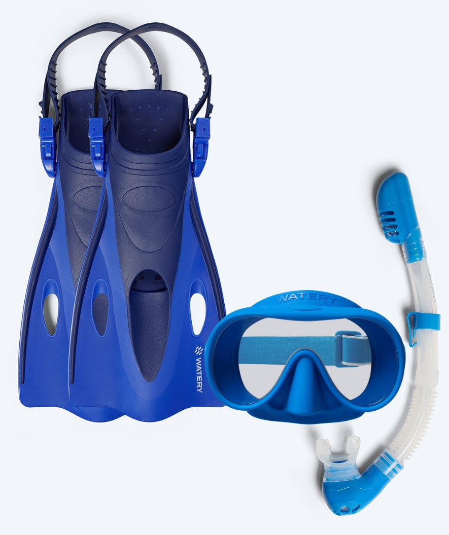 Watery snorkelsett til barn (4-10) - Launch/Alton - Blå