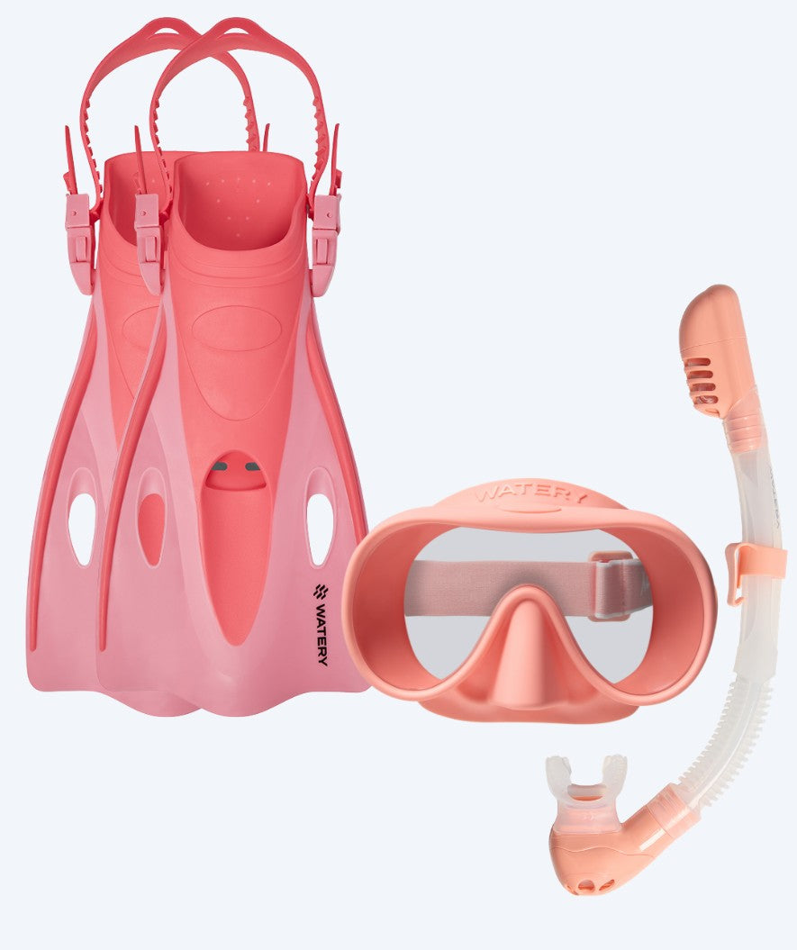 Watery snorkelsett til barn (4-10) - Launch/Alton - Rosa