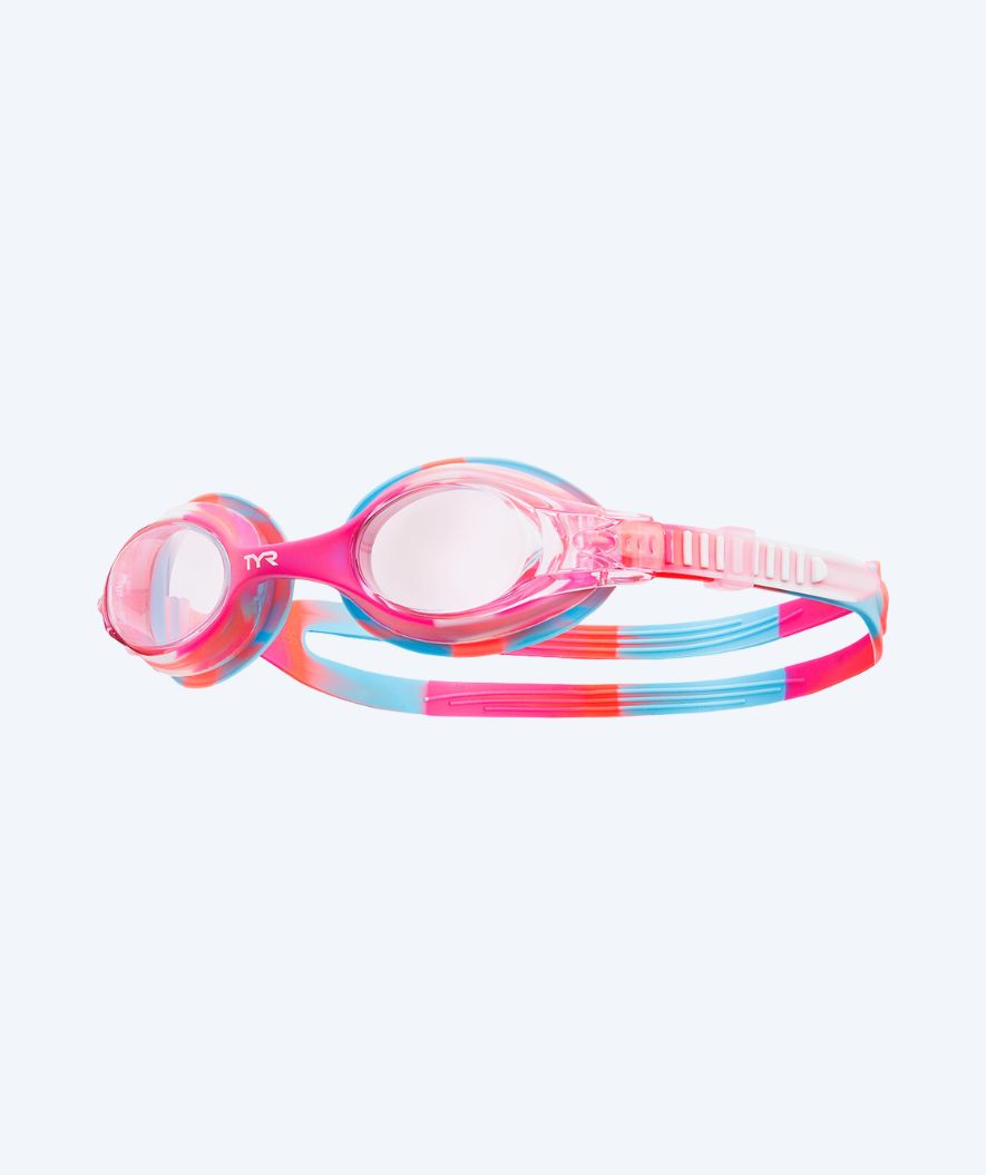 TYR svømmebriller til barn - Swimple - Rosa/lyseblå