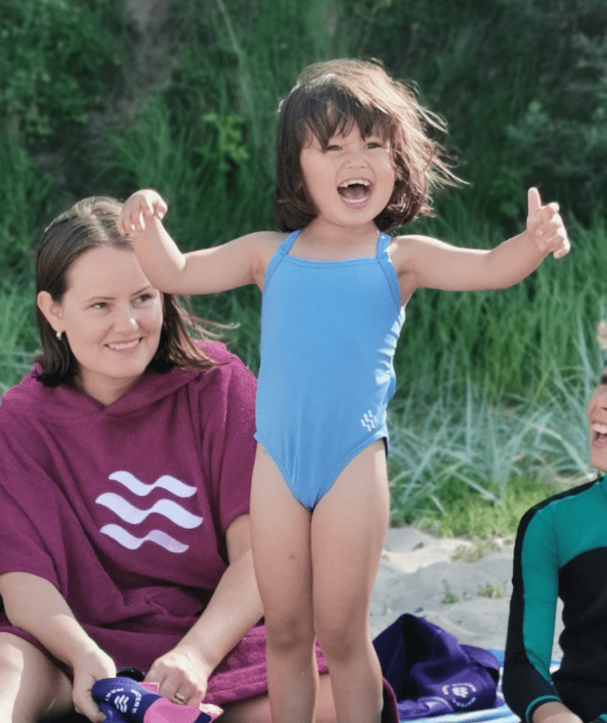 Watery badedrakt til jenter - Freestyler Solid - Svart