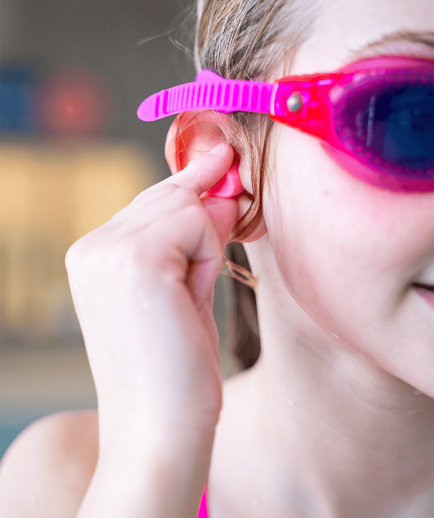 Watery ørepropper til barn - Indra 6 par - Lyserød