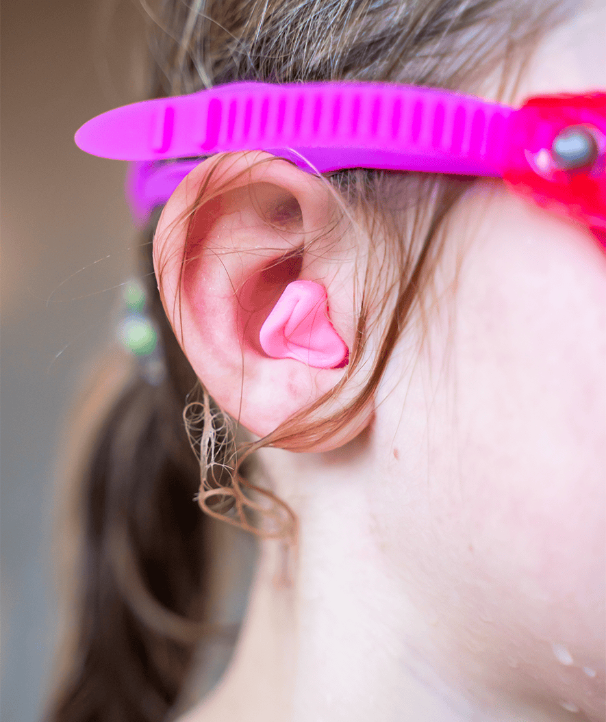 Watery ørepropper til barn - Indra 6 par - Lyserød