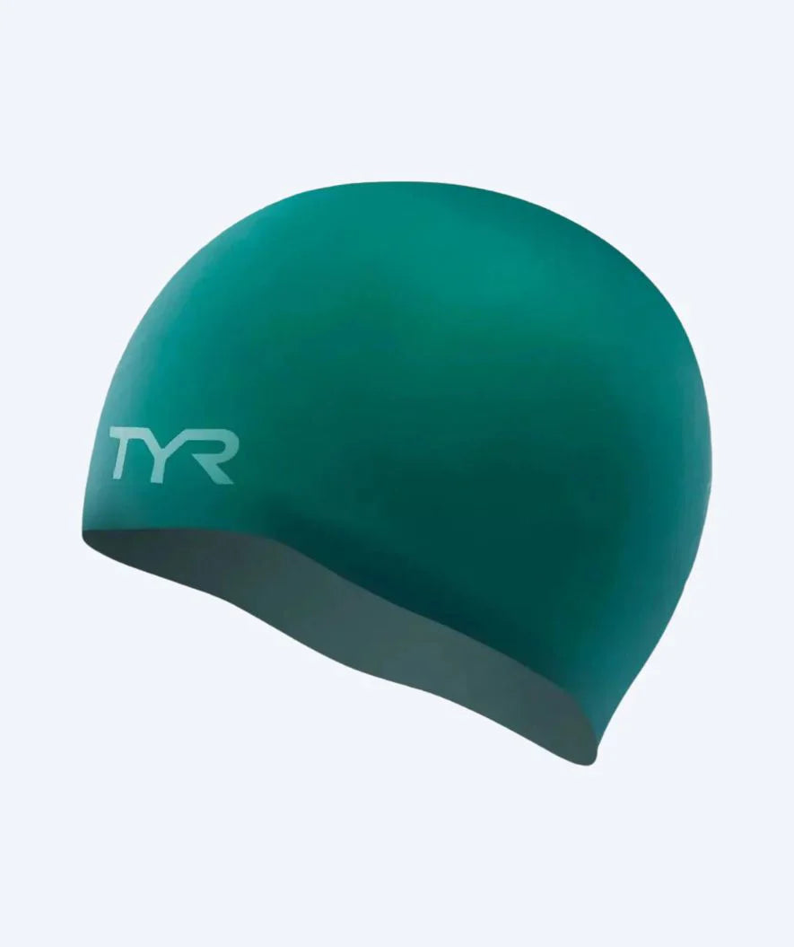 TYR badehette - Silicone - Mørkegrønn