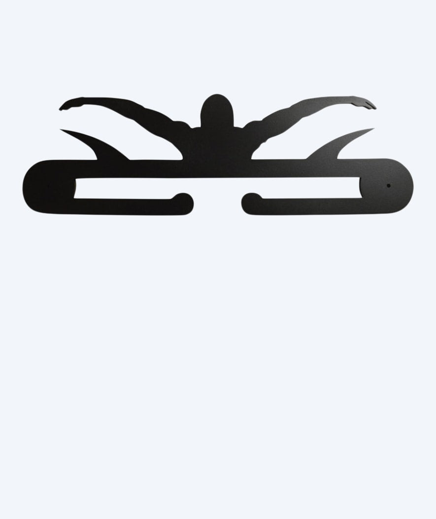 Watery medaljeholder til svømming (Butterfly) - Svart
