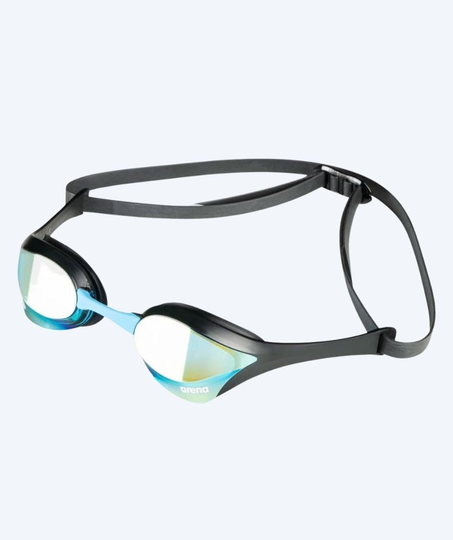 Arena Elite svømmebriller - Cobra Ultra SWIPE Mirror - Sort/blå