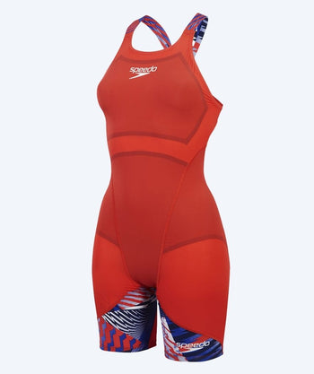 Speedo konkurransedrakt til jenter - LZR Ignite - Rød/Blå