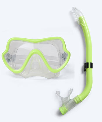 Watery Combo snorkelsett til junior (8-15) - Trigger - Gul