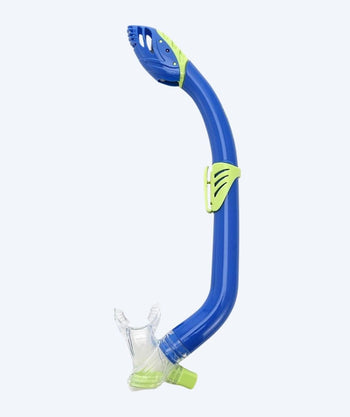 Aqualung full-dry snorkel til barn - Baffin - Mørkeblå/Grønn