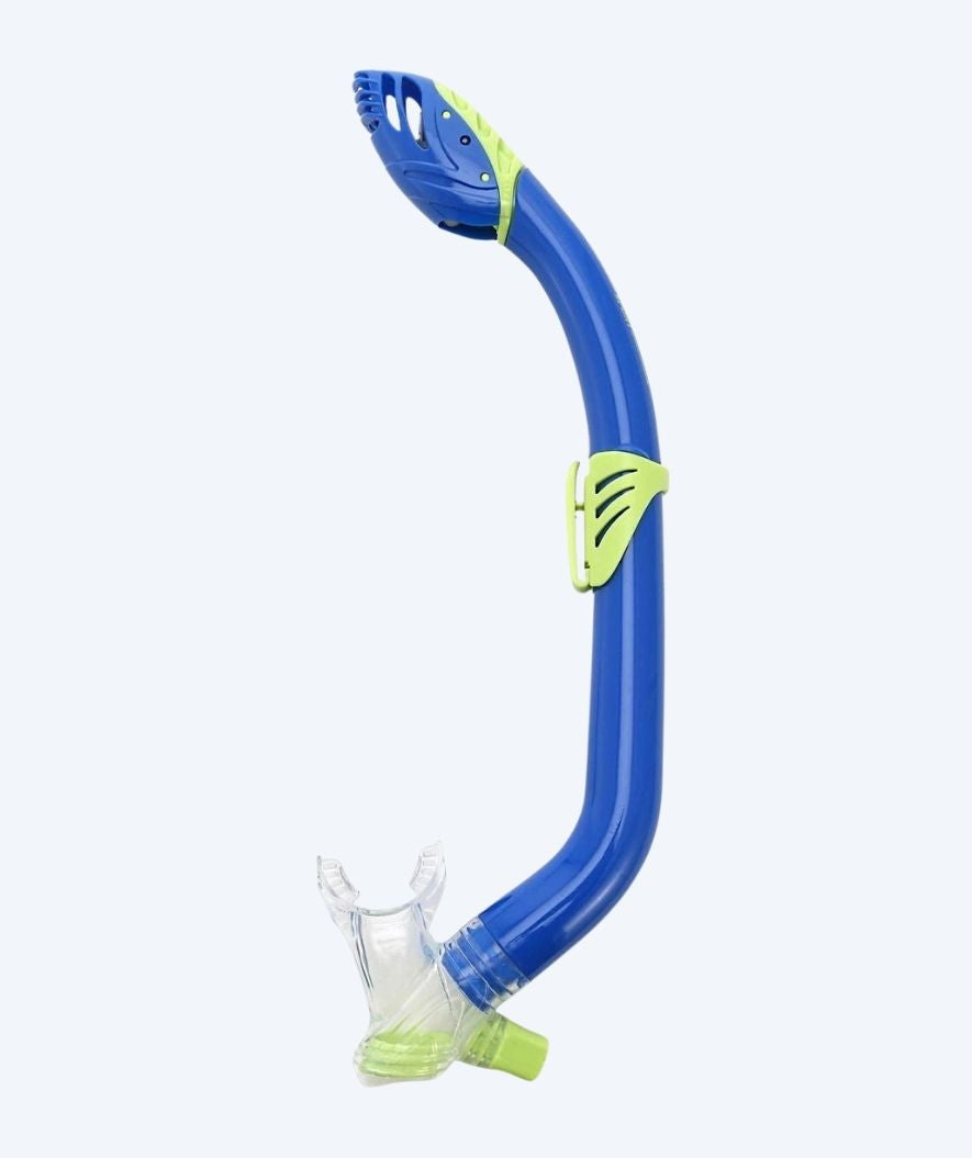 Aqualung full-dry snorkel til børn - Baffin - Mørkeblå/grøn