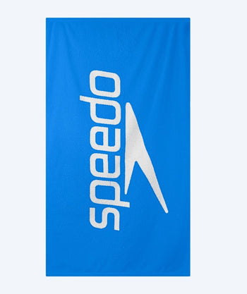 Speedo badehåndkle - Logo - Blå/hvit