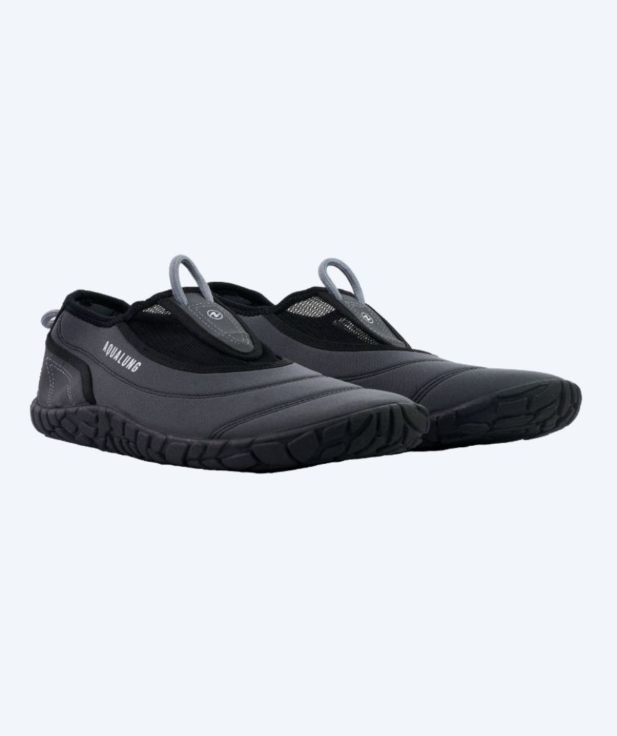 Aquasphere neopren badesko til voksne - Beachwalker XP - Svart/grå