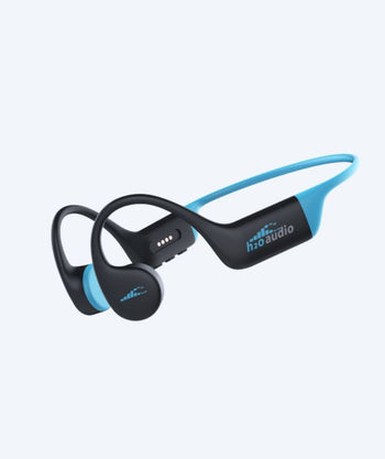 H2OAudio vanntette øretelefoner - Tri 2 Multi-Sport m. BT og MP3 - Blå/svart