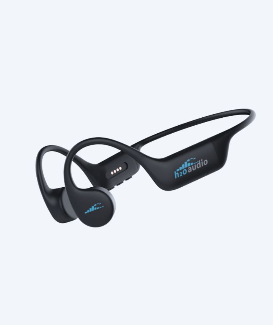 H2OAudio vanntette øretelefoner - Tri 2 Multi-Sport m. BT og MP3 - Svart