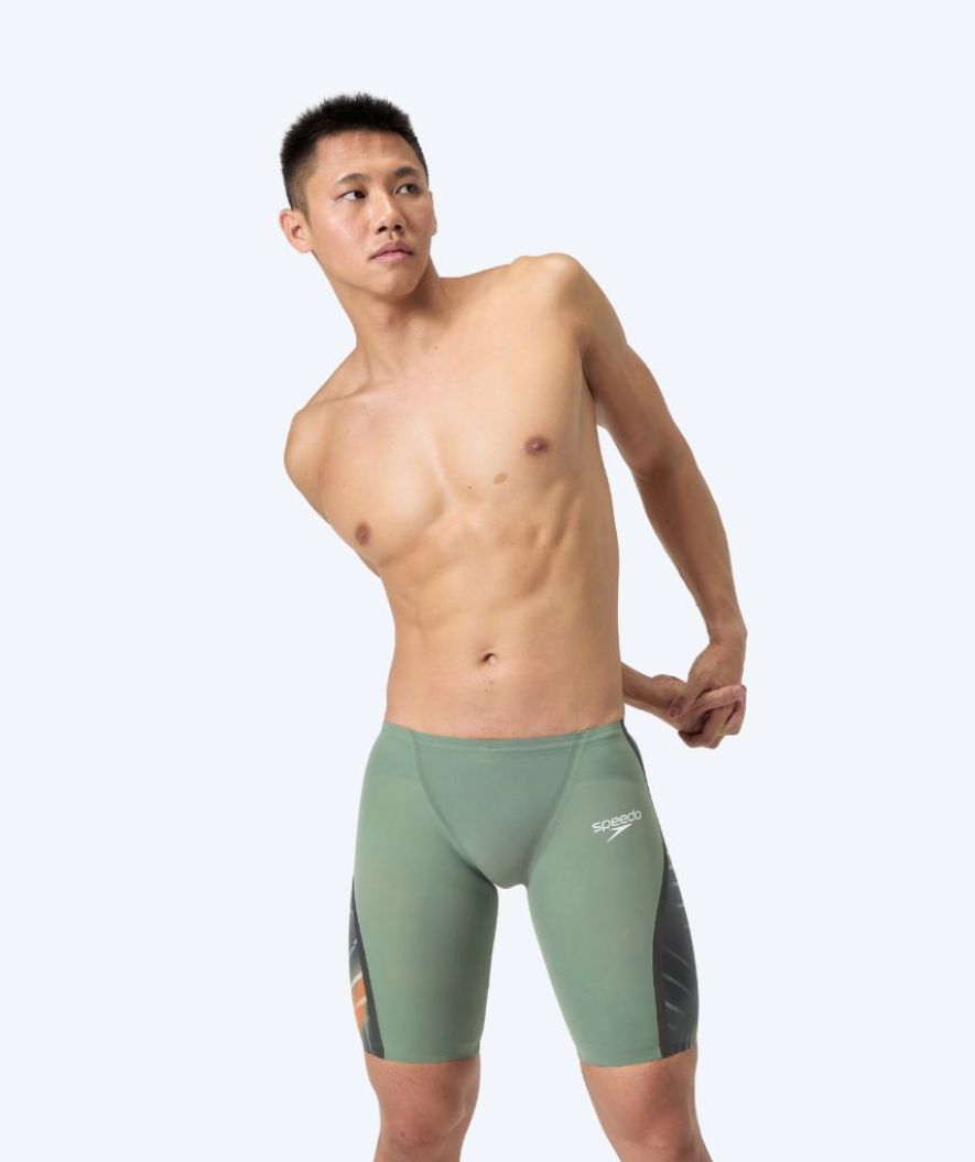 Speedo konkurranse badebukser til menn - LZR Pure Intent 2.0 - Grønn/oransje