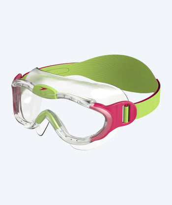 Speedo svømmebriller for barn (2-6) - Sea Squad Mask - Rosa/klar